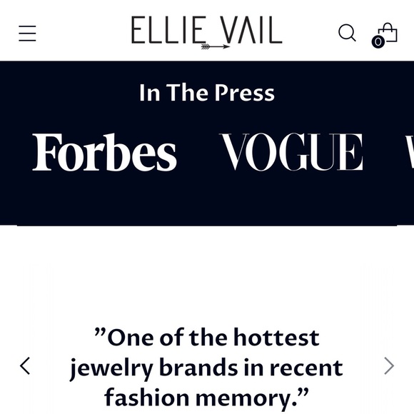 Ellie Vail Toggle Crystal Choker w/ Paper Clip Link Gold Asymmetrical Necklace - Picture 7 of 9